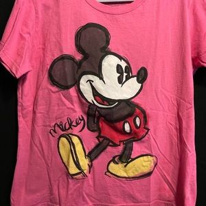 Disney Mickey Mouse Tshirt Pink